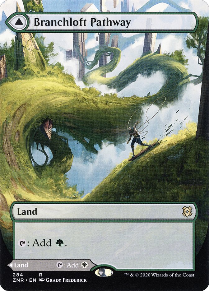 Branchloft Pathway // Boulderloft Pathway (Borderless) [Zendikar Rising] | Card Citadel