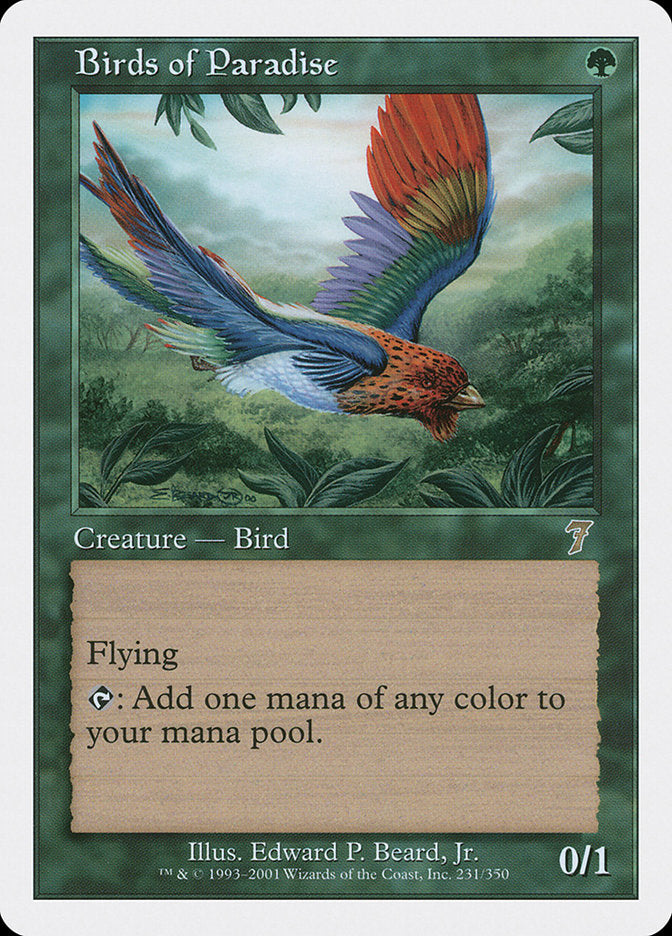 Birds of Paradise [Seventh Edition] | Card Citadel