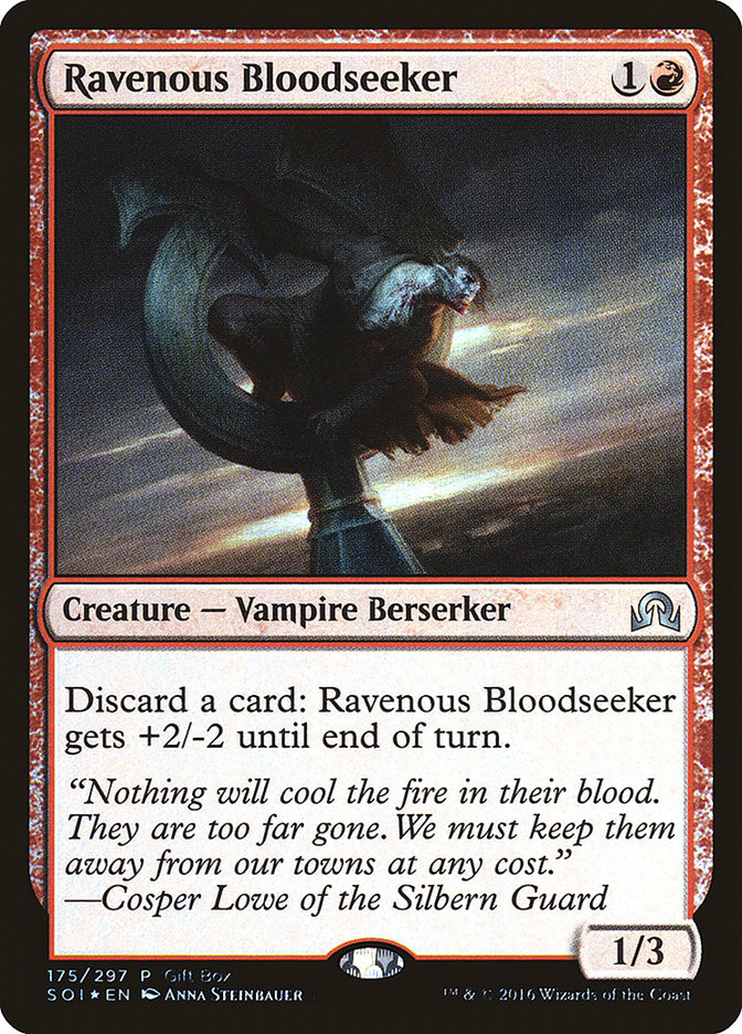 Ravenous Bloodseeker (Gift Box) [Shadows over Innistrad Promos] | Card Citadel