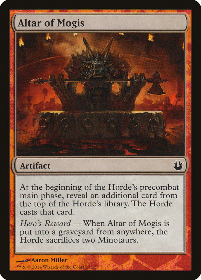 Altar of Mogis [Hero's Path Promos] | Card Citadel