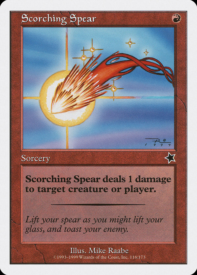 Scorching Spear [Starter 1999] | Card Citadel