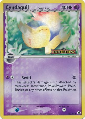 Cyndaquil (45/101) (Delta Species) (Stamped) [EX: Dragon Frontiers] | Card Citadel