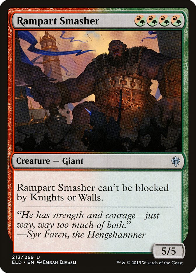 Rampart Smasher [Throne of Eldraine] | Card Citadel