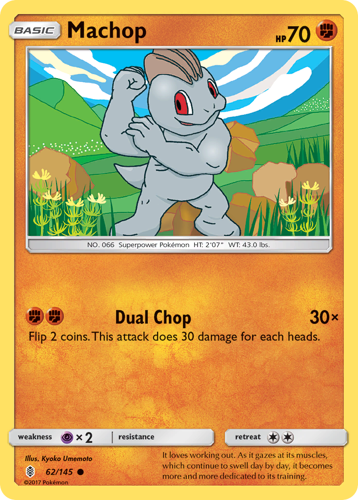 Machop (62/145) [Sun & Moon: Guardians Rising] | Card Citadel