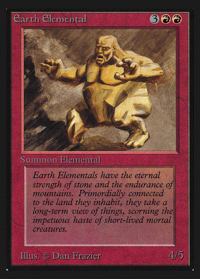 Earth Elemental (IE) [Intl. Collectors’ Edition] | Card Citadel