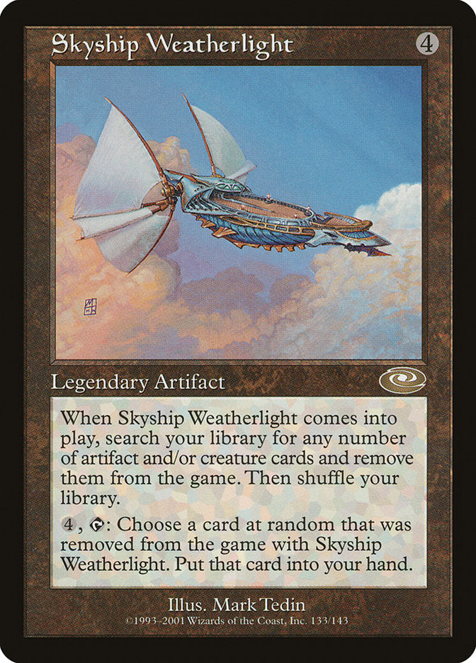 Skyship Weatherlight (Mark Tedin) [Planeshift] | Card Citadel