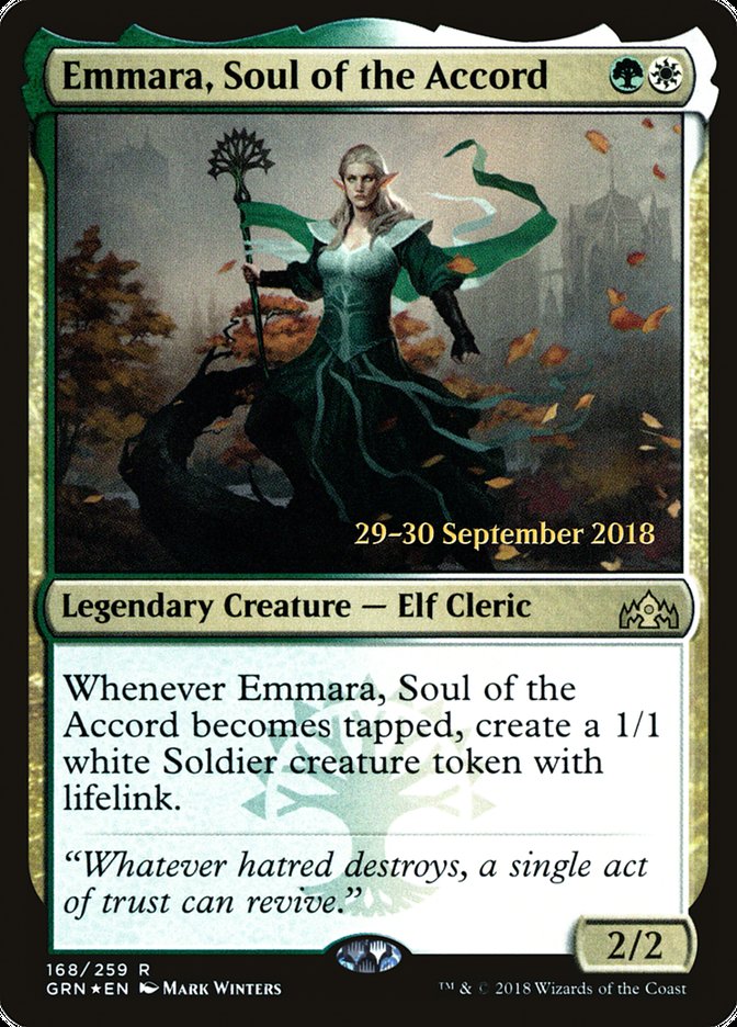 Emmara, Soul of the Accord [Guilds of Ravnica Promos] | Card Citadel