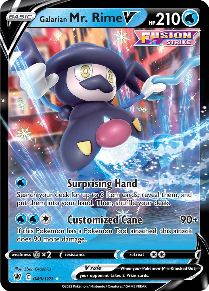 Galarian Mr. Rime V (049/189) [Sword & Shield: Astral Radiance] | Card Citadel