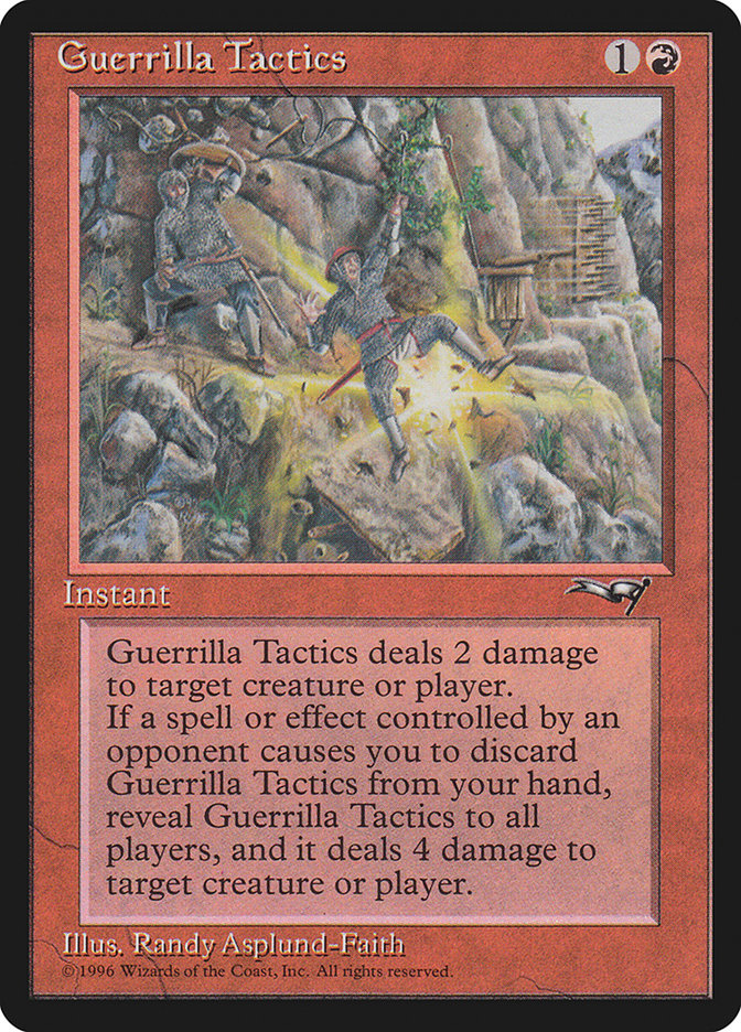 Guerrilla Tactics (Falling) [Alliances] | Card Citadel