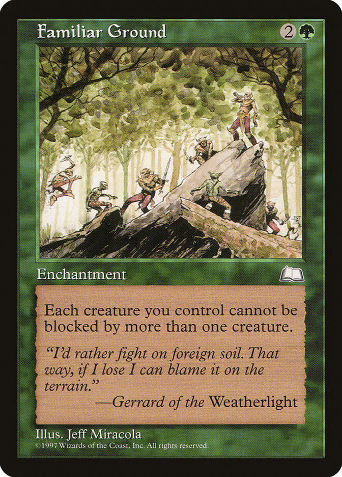 Familiar Ground [Weatherlight] | Card Citadel