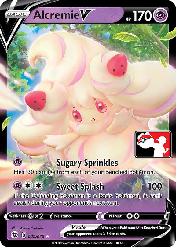 Alcremie V (22/73) [Prize Pack Series One] | Card Citadel