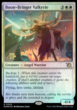 Boon-Bringer Valkyrie [March of the Machine Prerelease Promos] | Card Citadel