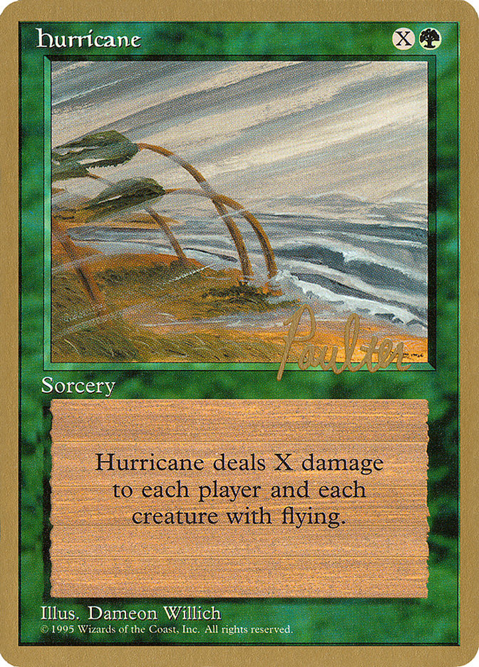 Hurricane (Preston Poulter) [Pro Tour Collector Set] | Card Citadel
