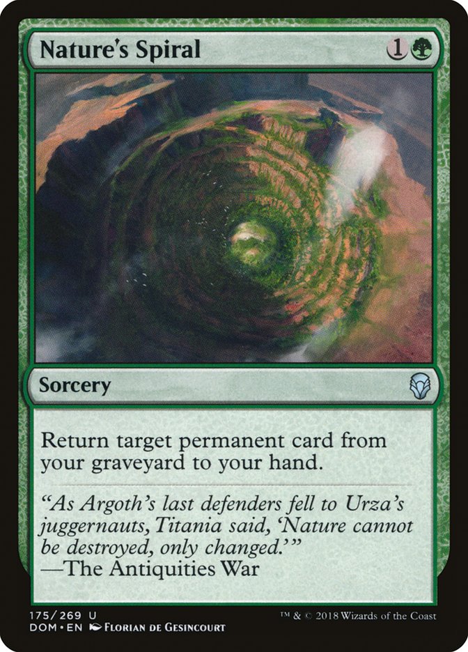 Nature's Spiral [Dominaria] | Card Citadel