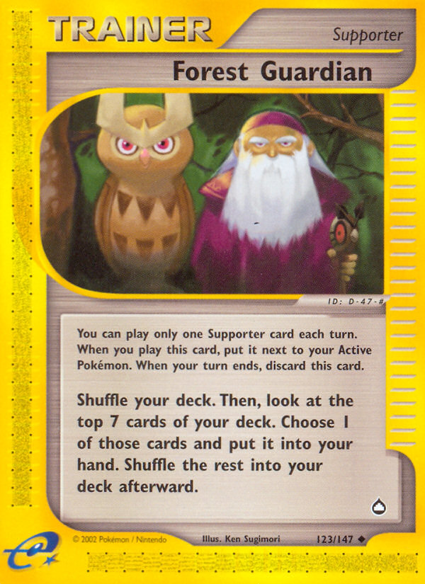Forest Guardian (123/147) [Aquapolis] | Card Citadel