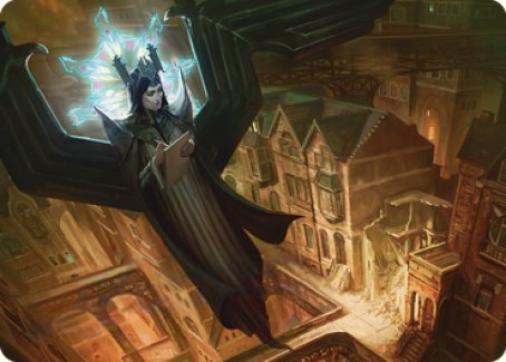 Angelic Sleuth Art Card [Streets of New Capenna Art Series] | Card Citadel
