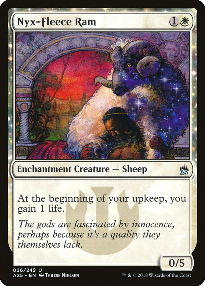 Nyx-Fleece Ram [Masters 25] | Card Citadel