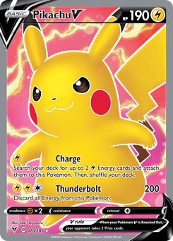 Pikachu V (170/185) [Sword & Shield: Vivid Voltage] | Card Citadel