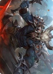Frenzied Raider Art Card [Kaldheim: Art Series] | Card Citadel
