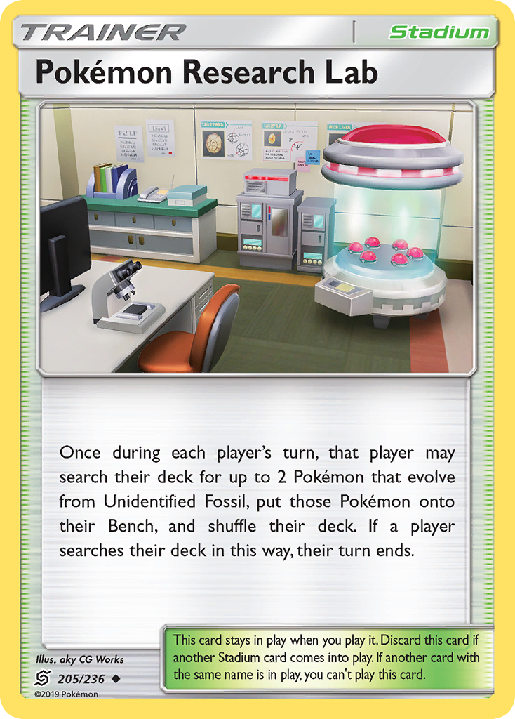 Pokemon Research Lab (205/236) [Sun & Moon: Unified Minds] | Card Citadel