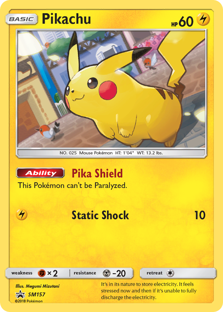 Pikachu (SM157) [Sun & Moon: Black Star Promos] | Card Citadel