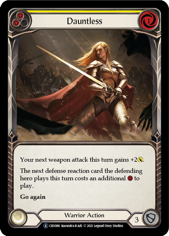 Dauntless (Yellow) [CRU086] Unlimited Normal | Card Citadel