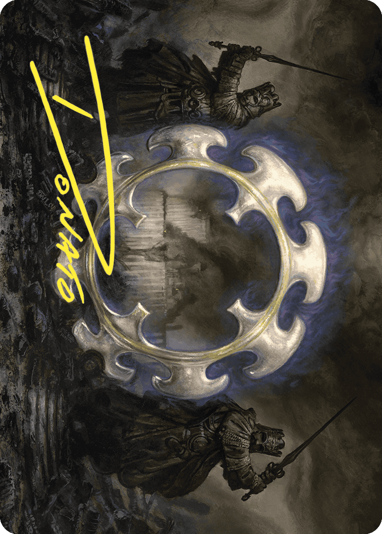 Court of Ardenvale Art Card (Gold-Stamped Signature) [Wilds of Eldraine Art Series] | Card Citadel