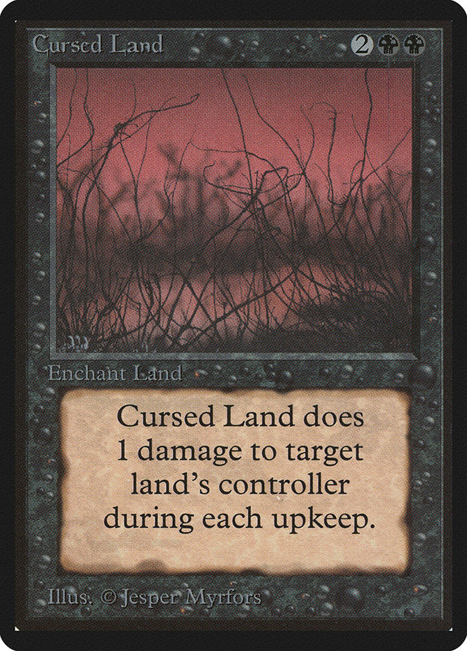 Cursed Land [Limited Edition Beta] | Card Citadel