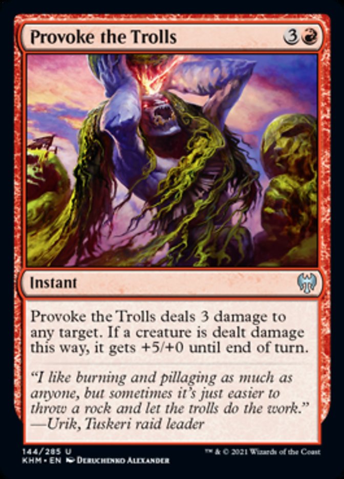 Provoke the Trolls [Kaldheim] | Card Citadel