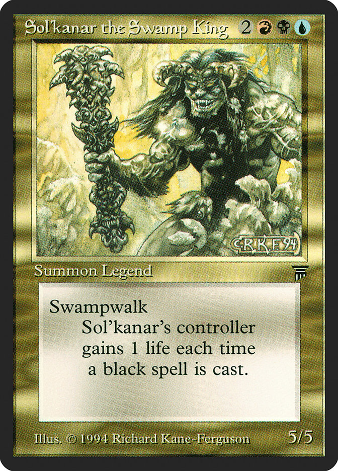 Sol'kanar the Swamp King [Legends] | Card Citadel