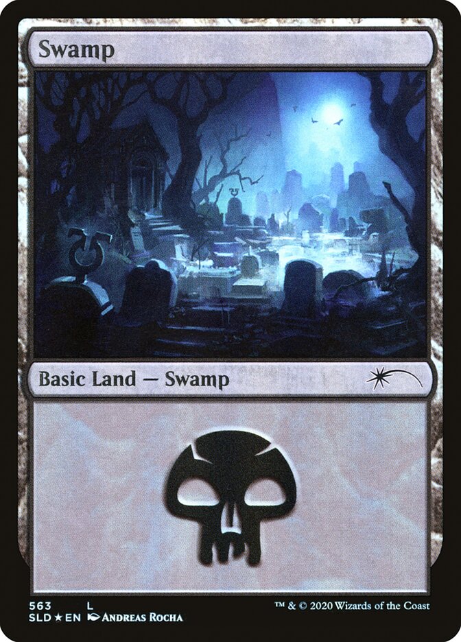 Swamp (Spooky) (563) [Secret Lair Drop Promos] | Card Citadel