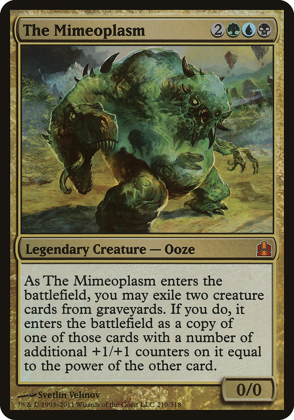 The Mimeoplasm (Oversized) [Commander 2011 Oversized] | Card Citadel