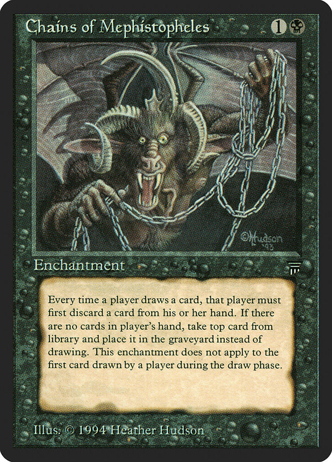 Chains of Mephistopheles [Legends] | Card Citadel