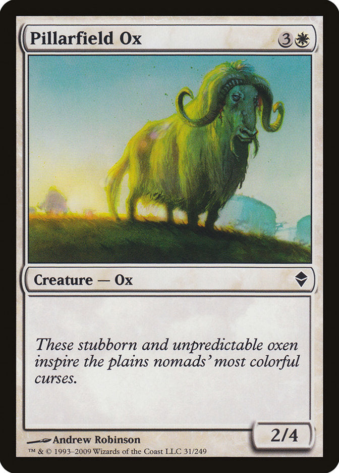 Pillarfield Ox [Zendikar] | Card Citadel