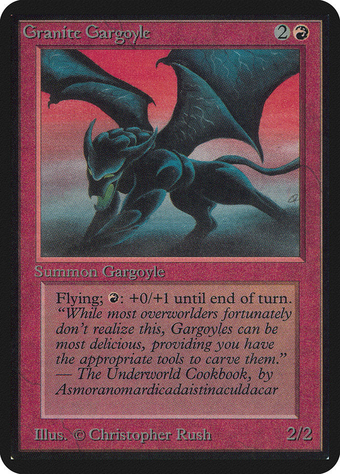 Granite Gargoyle [Limited Edition Alpha] | Card Citadel