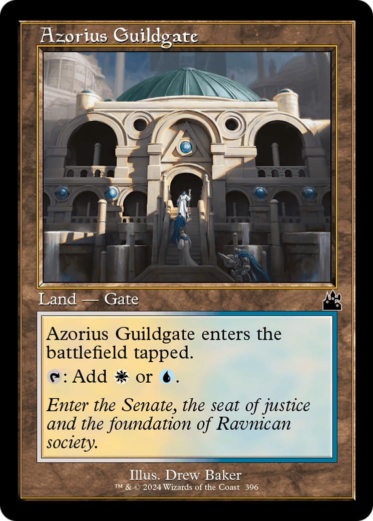 Azorius Guildgate (Retro Frame) [Ravnica Remastered] | Card Citadel