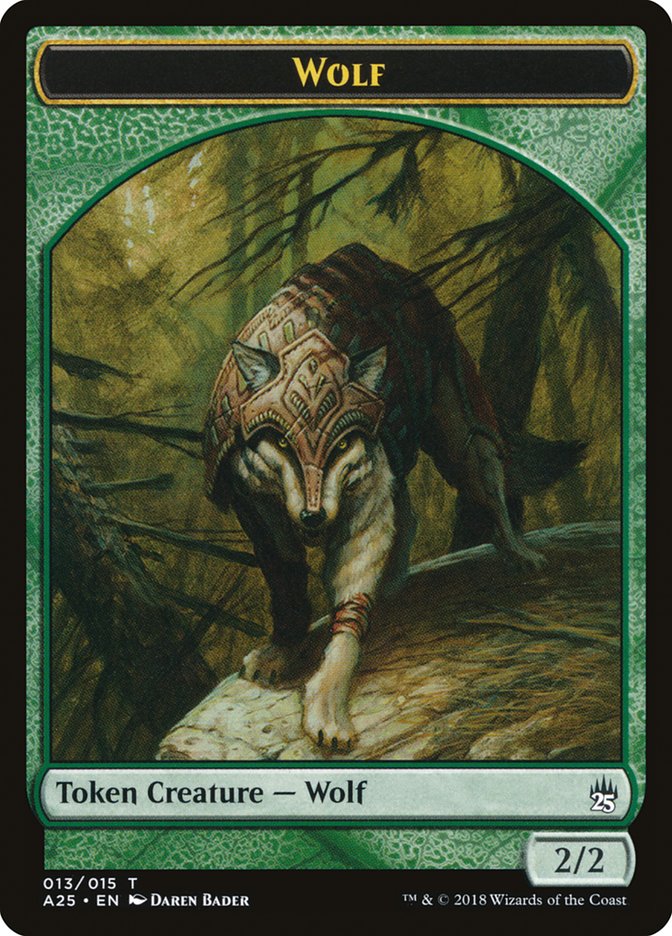 Wolf [Masters 25 Tokens] | Card Citadel