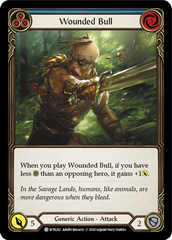 Wounded Bull (Blue) [U-WTR202] (Welcome to Rathe Unlimited)  Unlimited Normal | Card Citadel