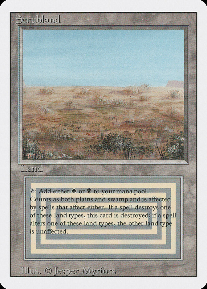 Scrubland [Revised Edition] | Card Citadel