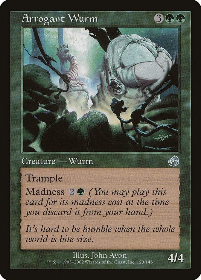 Arrogant Wurm [Torment] | Card Citadel