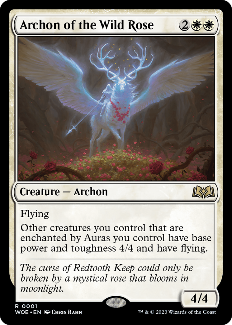 Archon of the Wild Rose [Wilds of Eldraine] | Card Citadel