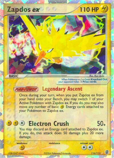 Zapdos ex (116/112) [EX: FireRed & LeafGreen] | Card Citadel