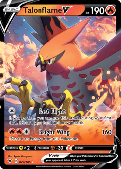 Talonflame V (029/185) [Sword & Shield: Vivid Voltage] | Card Citadel