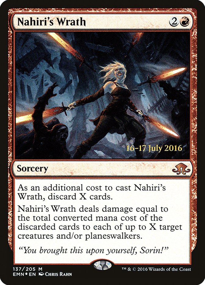 Nahiri's Wrath [Eldritch Moon Promos] | Card Citadel