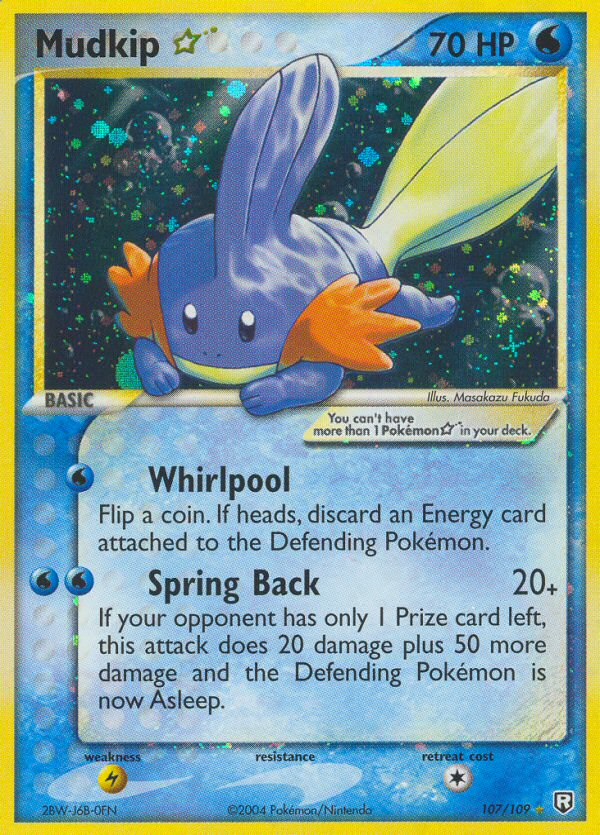 Mudkip Star (107/109) [EX: Team Rocket Returns] | Card Citadel