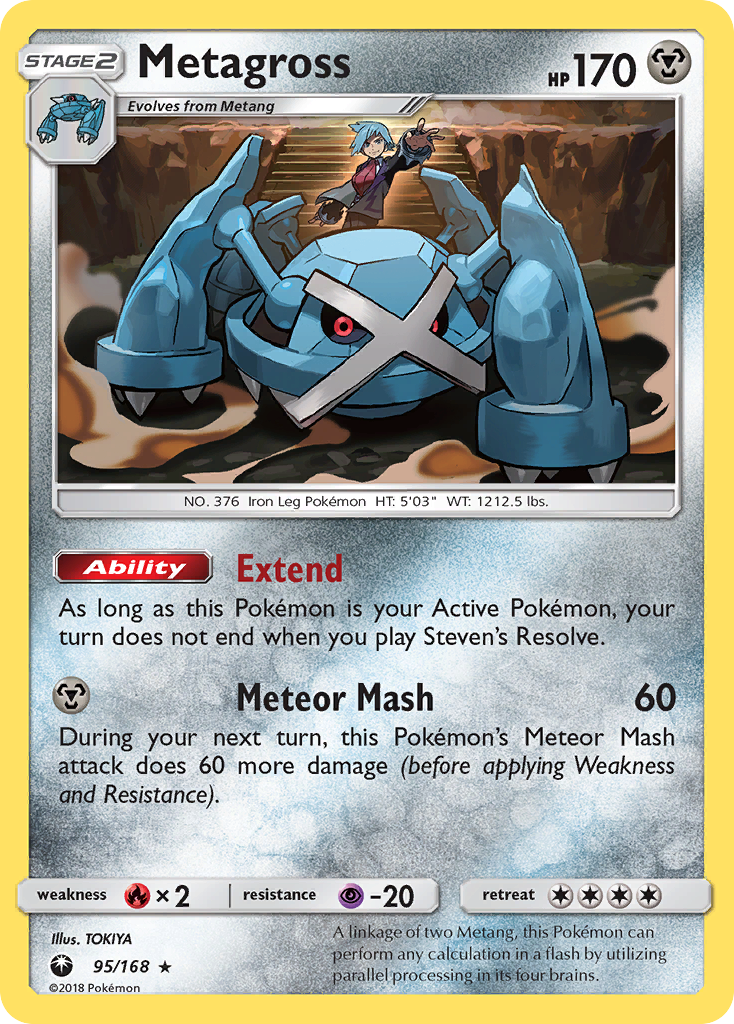 Metagross (95/168) [Sun & Moon: Celestial Storm] | Card Citadel