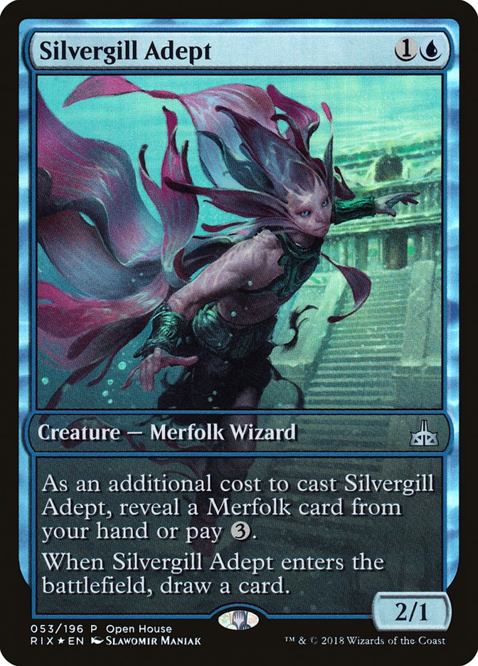 Silvergill Adept [Rivals of Ixalan Promos] | Card Citadel