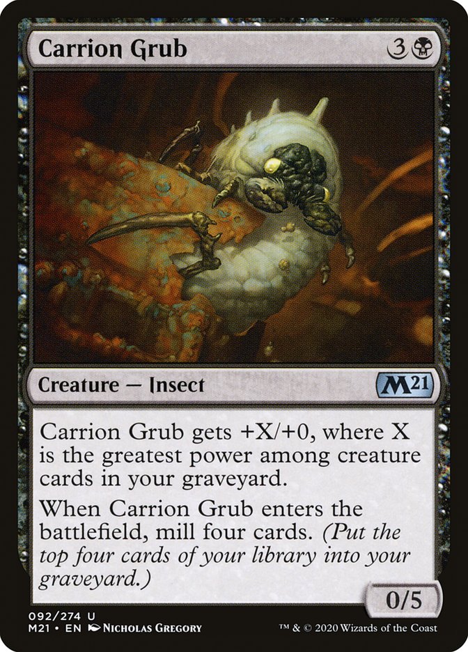 Carrion Grub [Core Set 2021] | Card Citadel