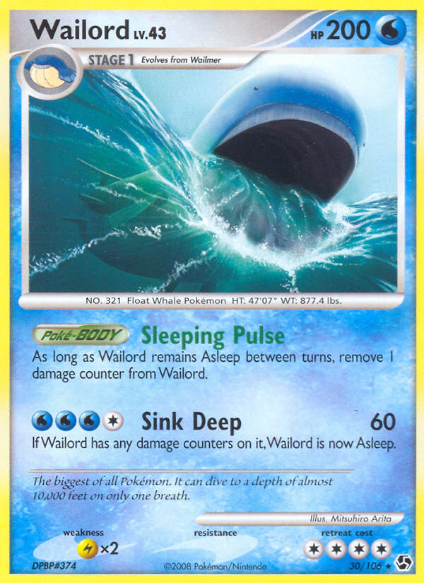 Wailord (30/106) [Diamond & Pearl: Great Encounters] | Card Citadel