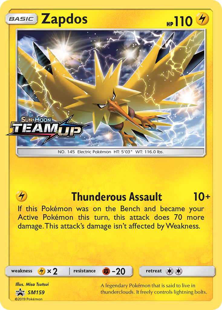 Zapdos (SM159) [Sun & Moon: Black Star Promos] | Card Citadel